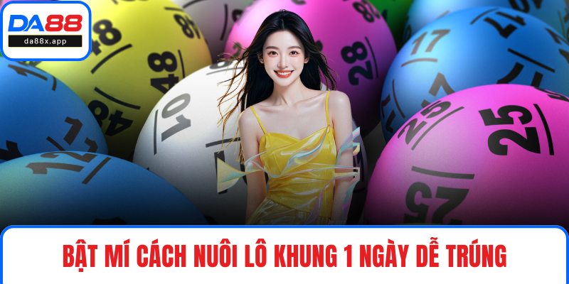 Bật Mí Cách Nuôi Lô Khung 1 Ngày Hiệu Quả Nhất Tại DA88 Bật mí cách nuôi lô khung 1 ngày dễ trúng